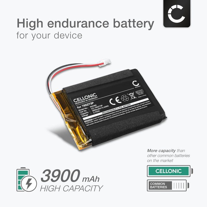 CELLONIC Akku kompatibel mit Tigermedia Tigerbox Touch 3.7V 3900mAh