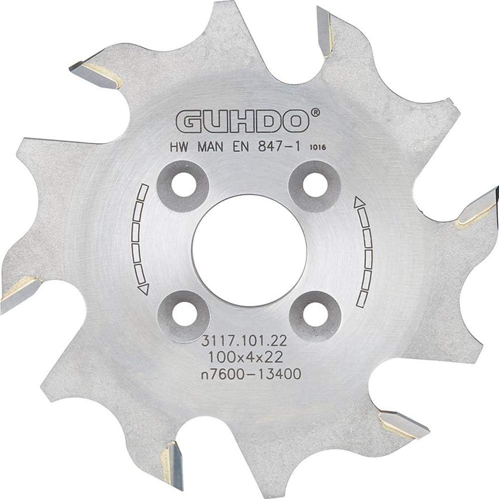 Format 4030289152196 – lamellen-nutfraeser HW 100 x 4.0 x 22 mm Z6 Guhdo