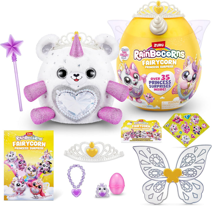 Rainbocorns Fairycorn Princess Surprise Serie 6, Gemmie Polarbär, von ZURU, 30 cm Fairycorn-Prinzess