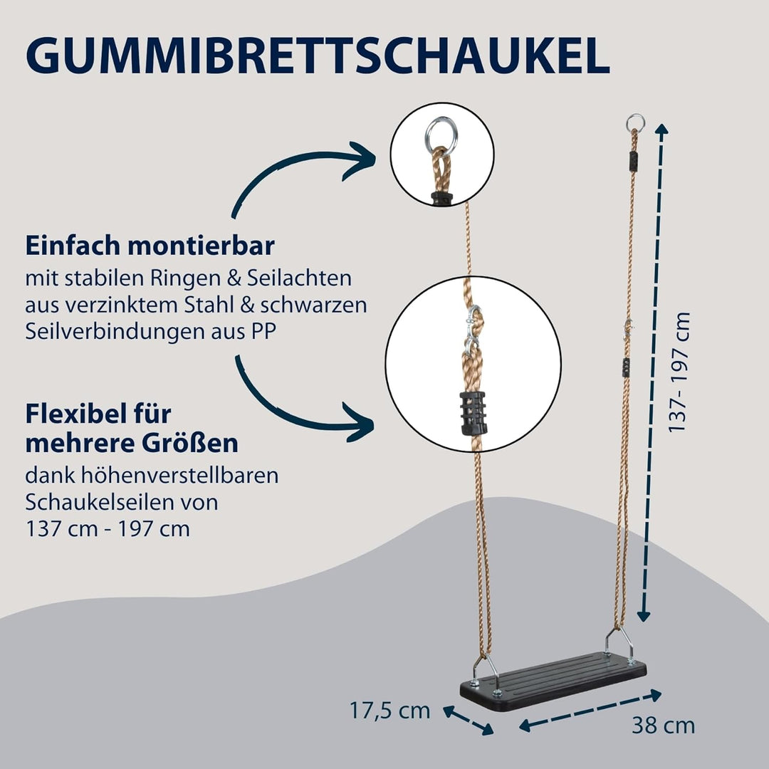 HUDORA Gummibrettschaukel