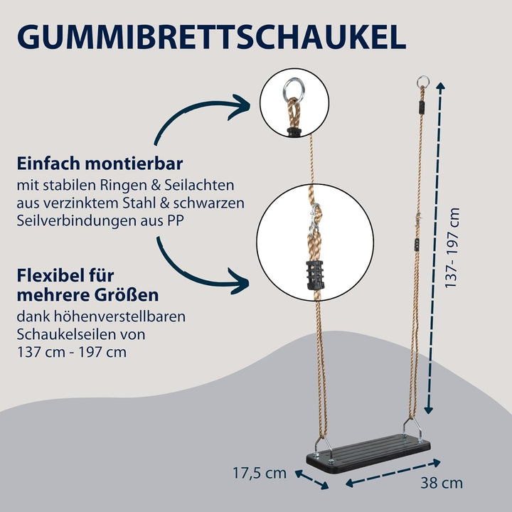 HUDORA Gummibrettschaukel