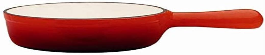 Baumalu 385074 – Gusseisen Käse Fondue-Topf rot Farbe