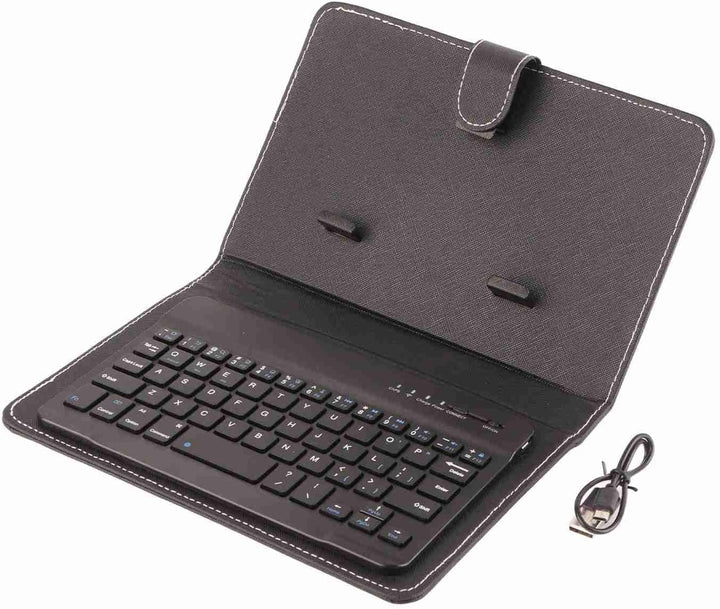 Universelle kabellose Bluetooth Tastatur mit Schutzhülle, tragbarer Tastatur und Ständer mit 2 in 1