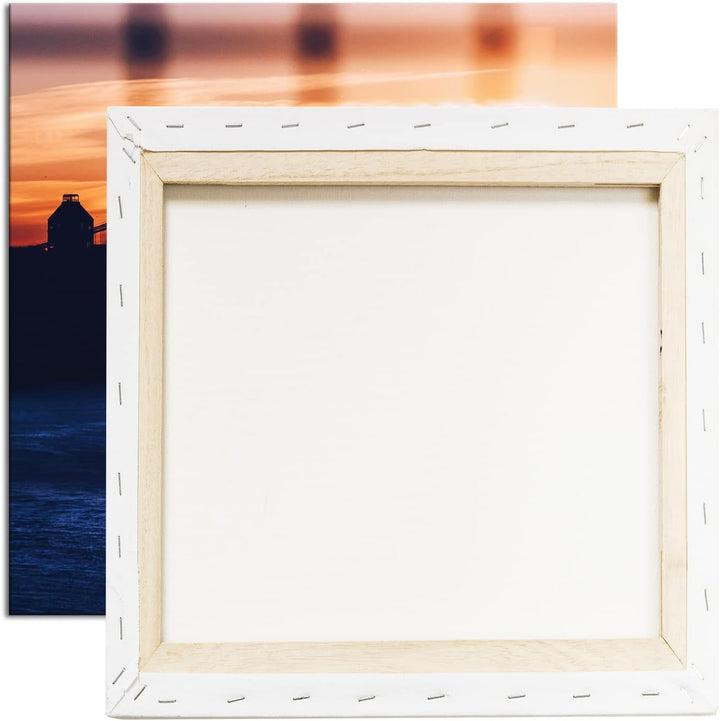 deyoli taumhafte Hängebrücke Format: 60x60 cm als Leinwandbild, Motiv fertig gerahmt auf Echtholzrah