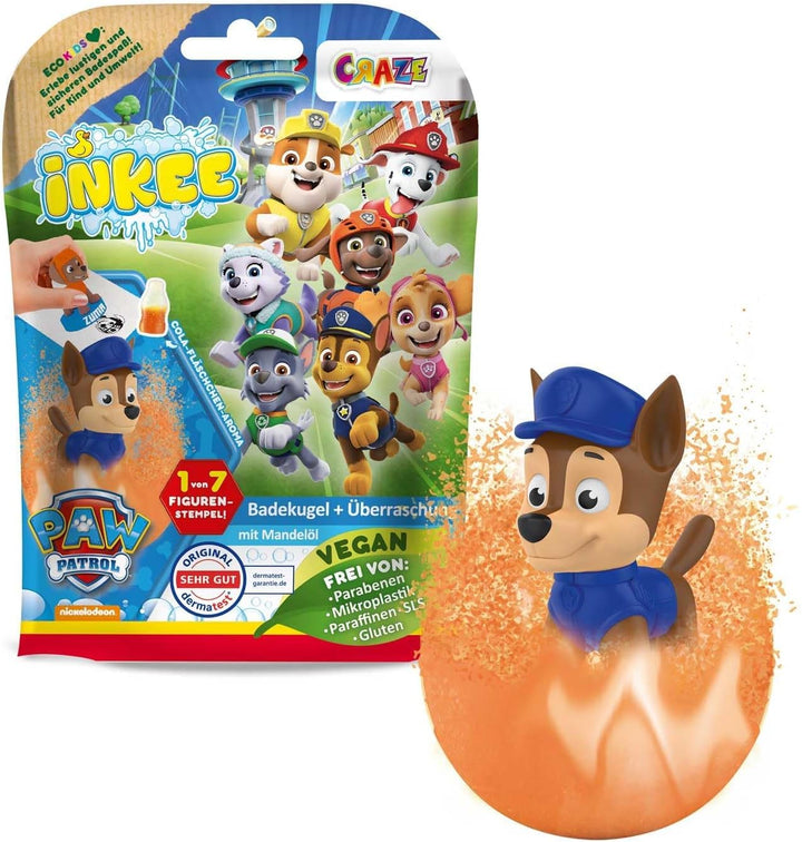 INKEE Paw Patrol Badebomben für Kinder, mit Überraschung, Paw Patrol Spielzeug für die Badewanne, mi