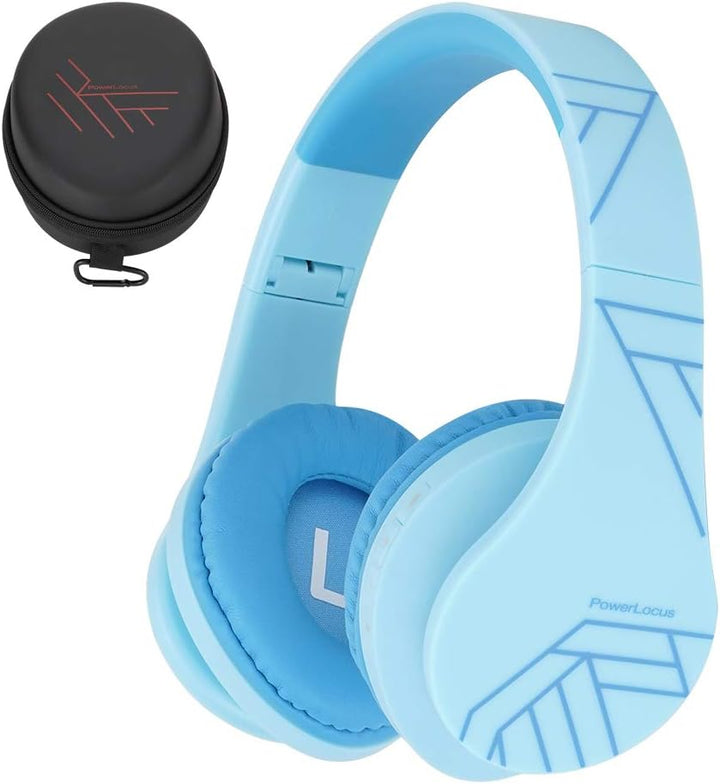 Kinder Kopfhörer, PowerLocus KinderKopfhörer Bluetooth mit 85dB Lautstärkebegrenzung, Faltbar mit Tr