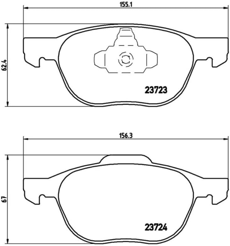 Brembo P 24 061X Brake Pad