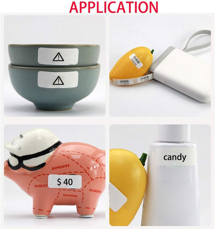 Thermoaufkleber Papier Barcode Preisgrösse Name Blanko Etiketten Wasserdicht Reissfest für Zuhause O