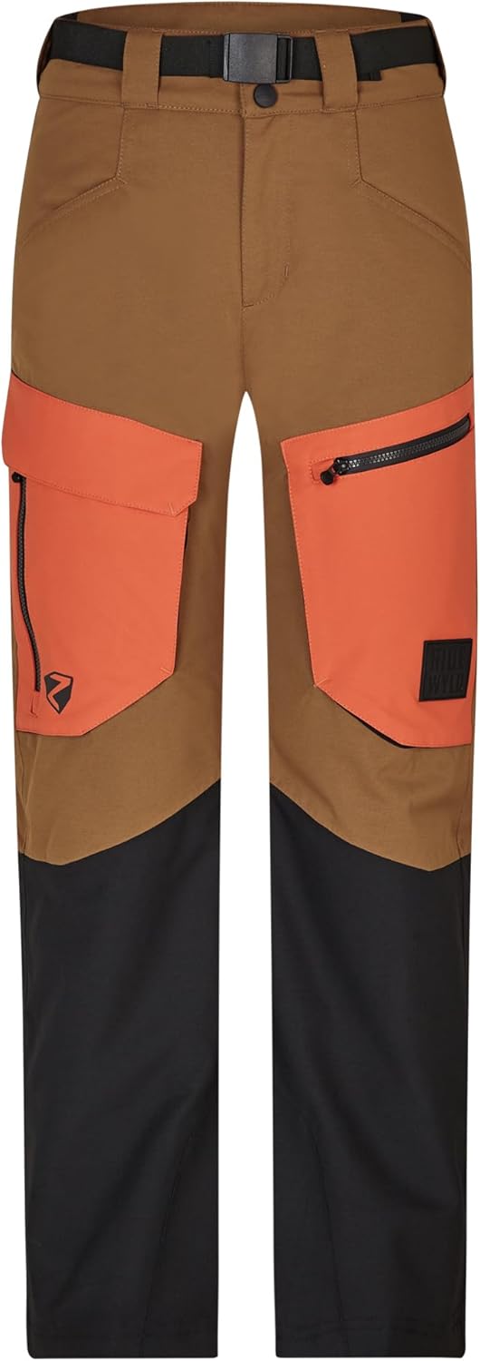 Ziener Jungen Ski-Hose, Schnee-Hose | wasserdicht, warm, PFC frei Akando 140 Wood Tex, 140 Wood Tex
