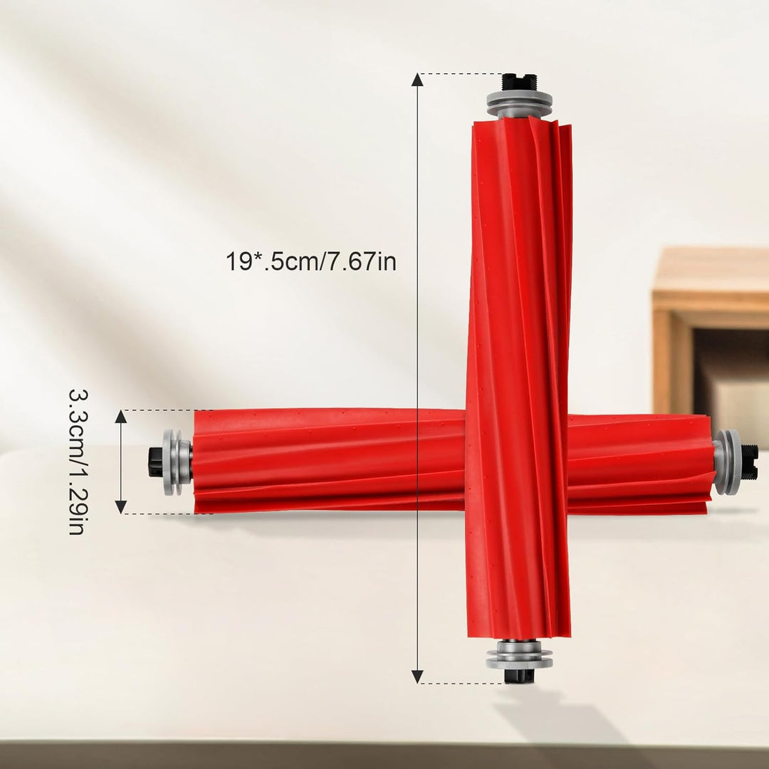 4 Stück Hauptbürste für Roborock S7 / S7+ / S7 MaxV / S7 Max Ultra / S7 MaxV Plus / S7 MaxV Ultra /
