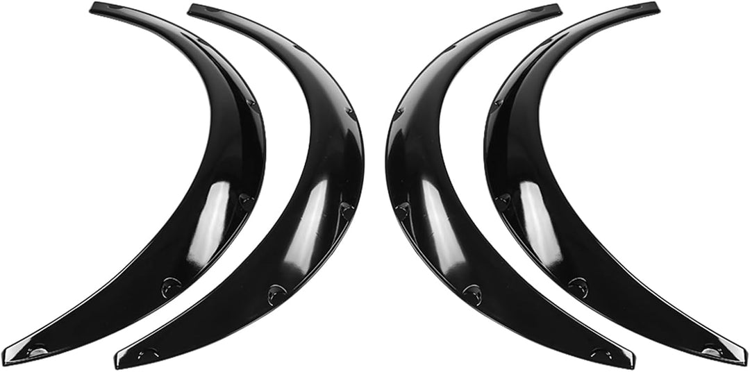 Kotfl¨¹gelverbreiterungen 4 St¨¹ck 90mm Universal Auto SUV Vorne und Hinten Kotfl¨¹gel Flexible Fend