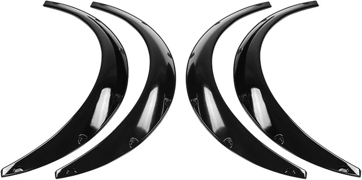 Kotfl¨¹gelverbreiterungen 4 St¨¹ck 90mm Universal Auto SUV Vorne und Hinten Kotfl¨¹gel Flexible Fend