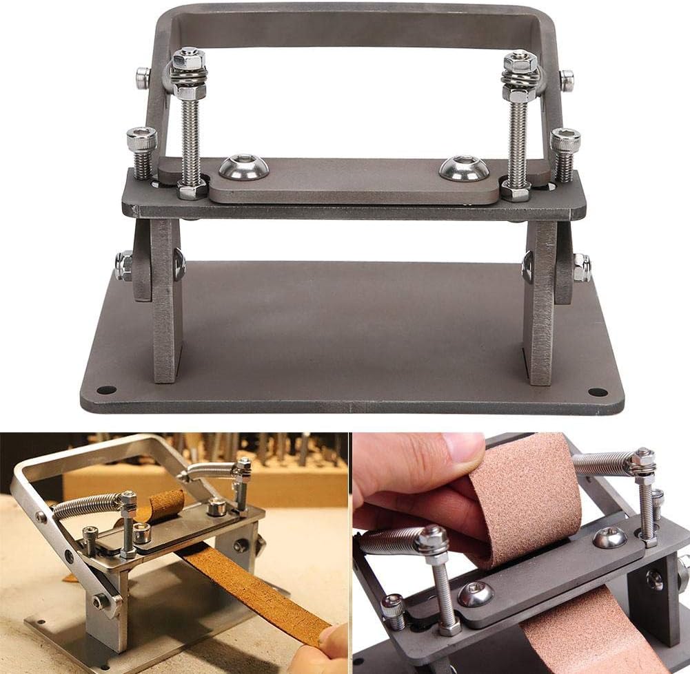 Lederschaufelmaschine DIY Handbuch Leder Skiver Schaufelhautmaschine für handgemachtes Leder Skiving