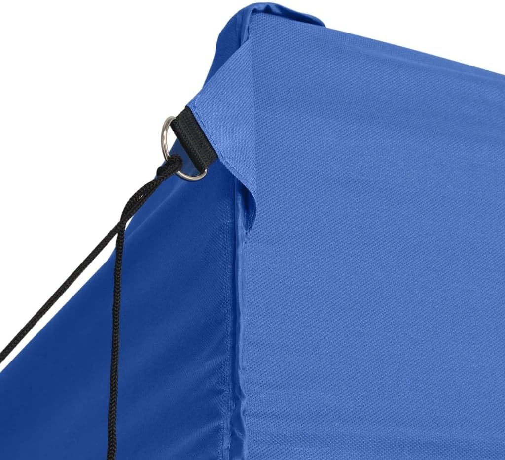 vidaXL Faltzelt mit 4 Seitenteilen 3x4,5m Blau Gartenzelt Partyzelt Festzelt, Blau