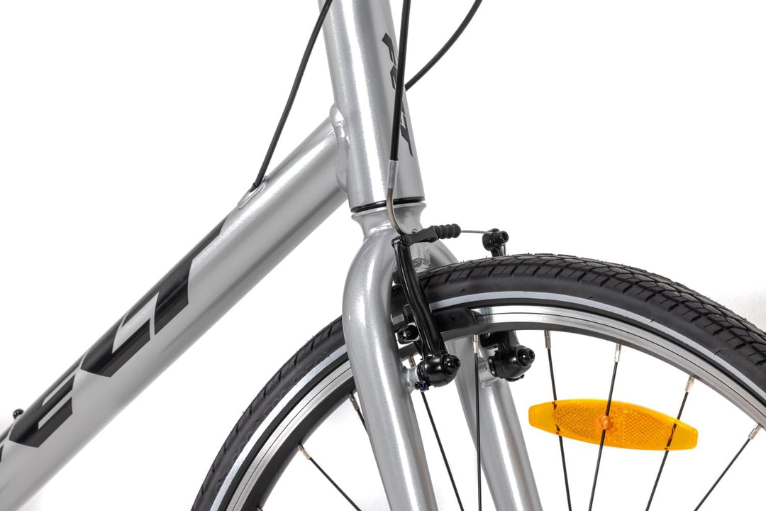 Felt 28 Zoll VERZA 50 Crosser Fahrrad Speed Bike Crossbike 24 Gang L Silber, L Silber