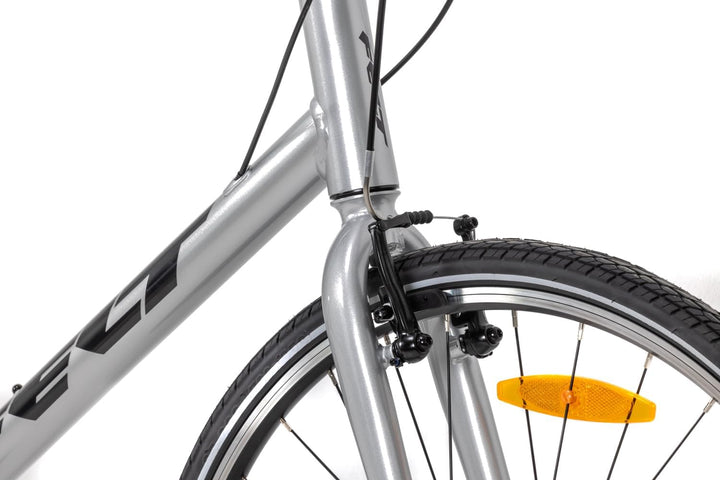 Felt 28 Zoll VERZA 50 Crosser Fahrrad Speed Bike Crossbike 24 Gang L Silber, L Silber
