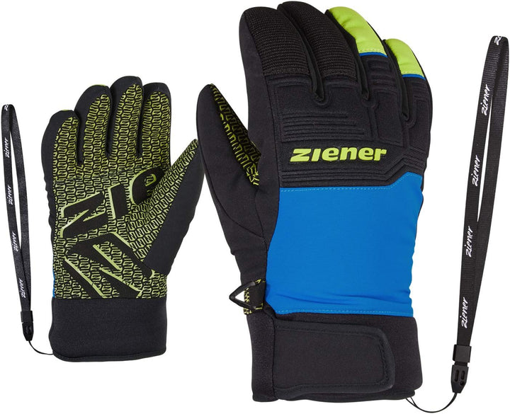 Ziener Kinder Lanus As Ski-Handschuhe/Wintersport | Wasserdicht, Atmungsaktiv, Trendig, Primaloft 6.