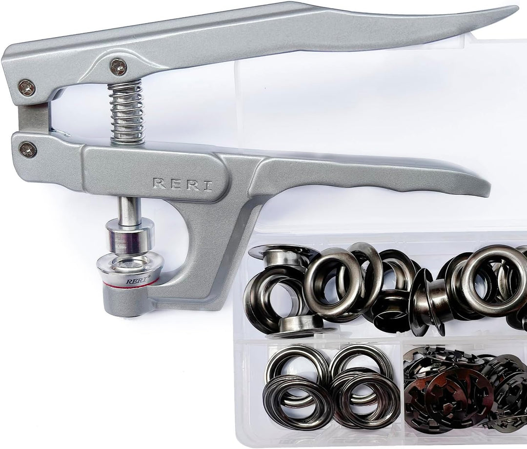Ösenzange set Aussenwerbung Ösen Set mit Werkzeug Schwarz Φ14mm Ösen-Set Ösen-Set mit Ösen-Einstellw