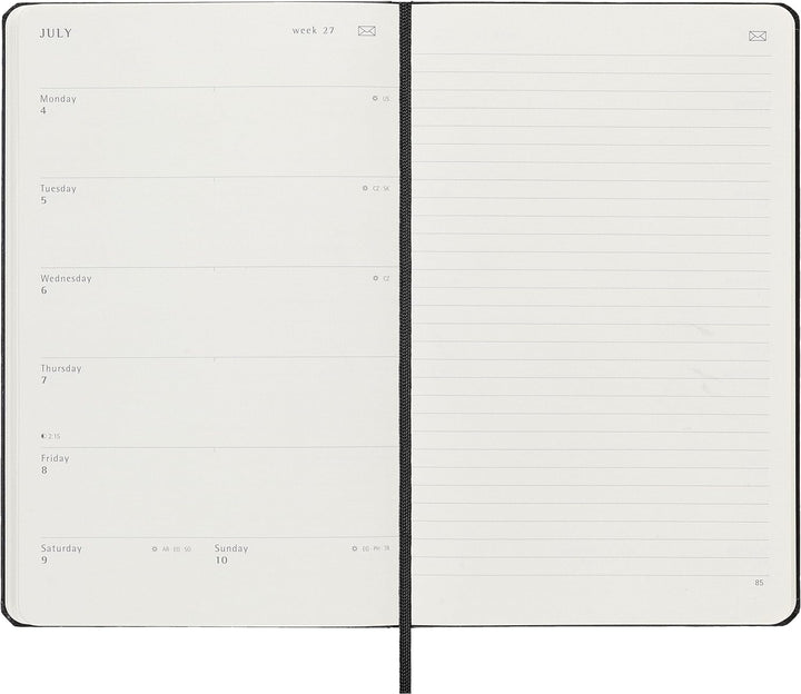 Moleskine - Smart Diary 12 Monate, Digitaler Kalender Planer 2022, Digitaler Wochenplaner, Wochenpla