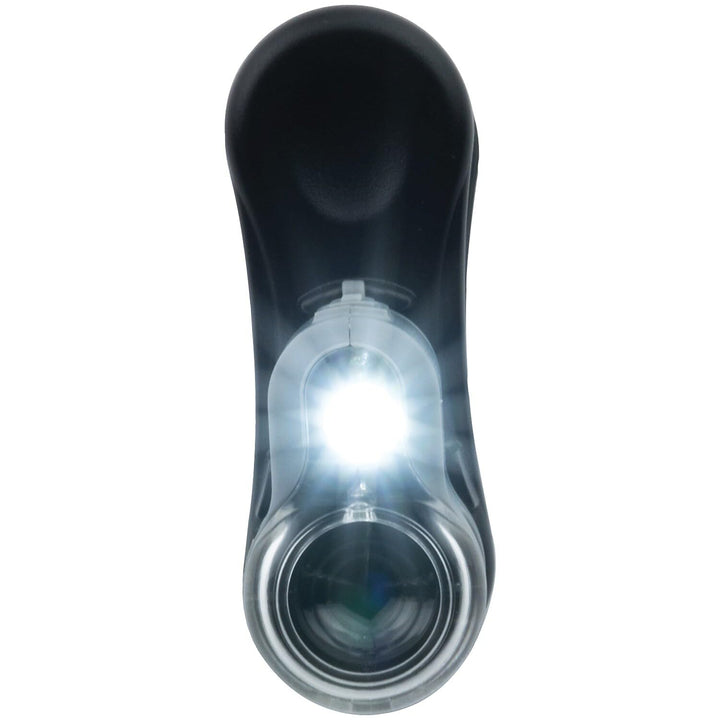 Carson MM-380 MicroMini HookUpz leistungsstarkes 20x Taschenmikroskop mit LED/UV-Beleuchtung und Tas