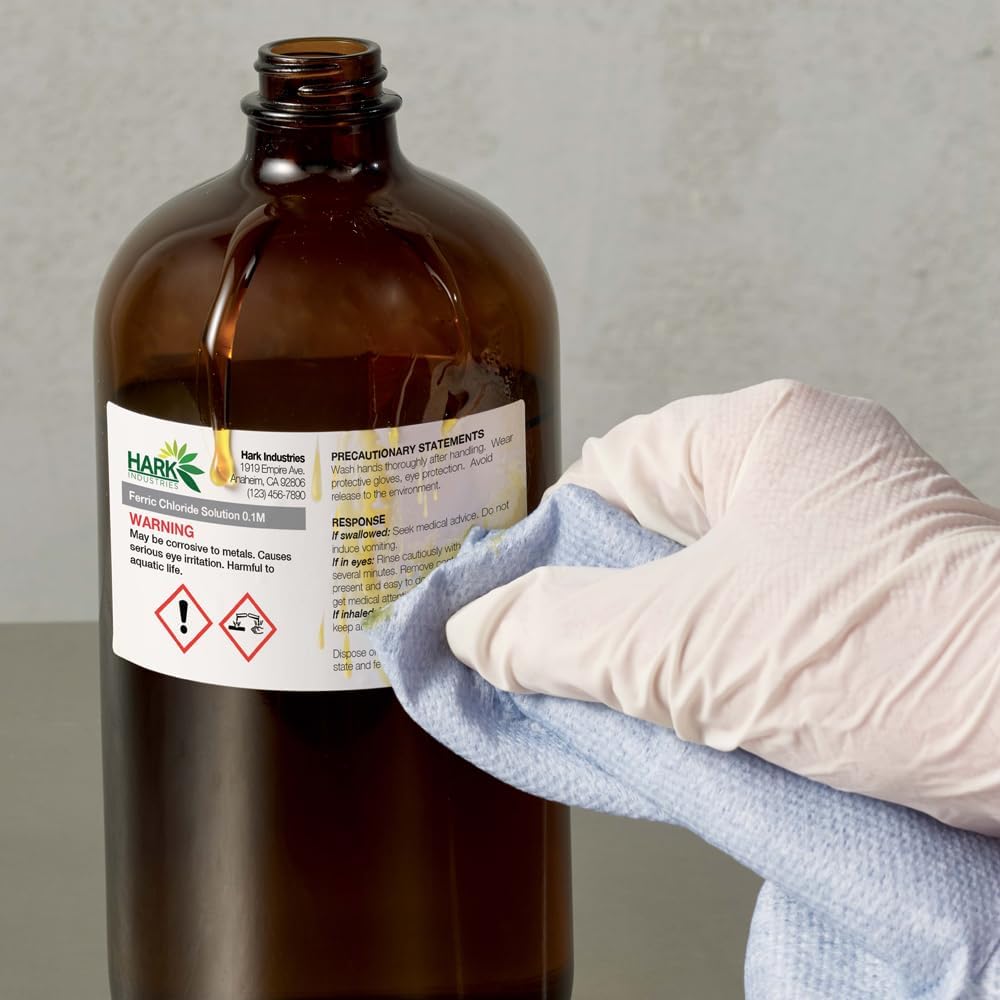 Avery b7651–50 A4 Ultra robuste Wasserdicht GHS Etiketten für alle Drucker – Weiss