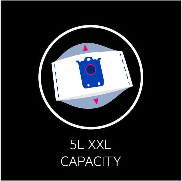 AEG GR210SM s-bag Ultra Long Performance Staubsaugerbeutel MegaPack (8 XXL Synthetik Staubbeutel, 1