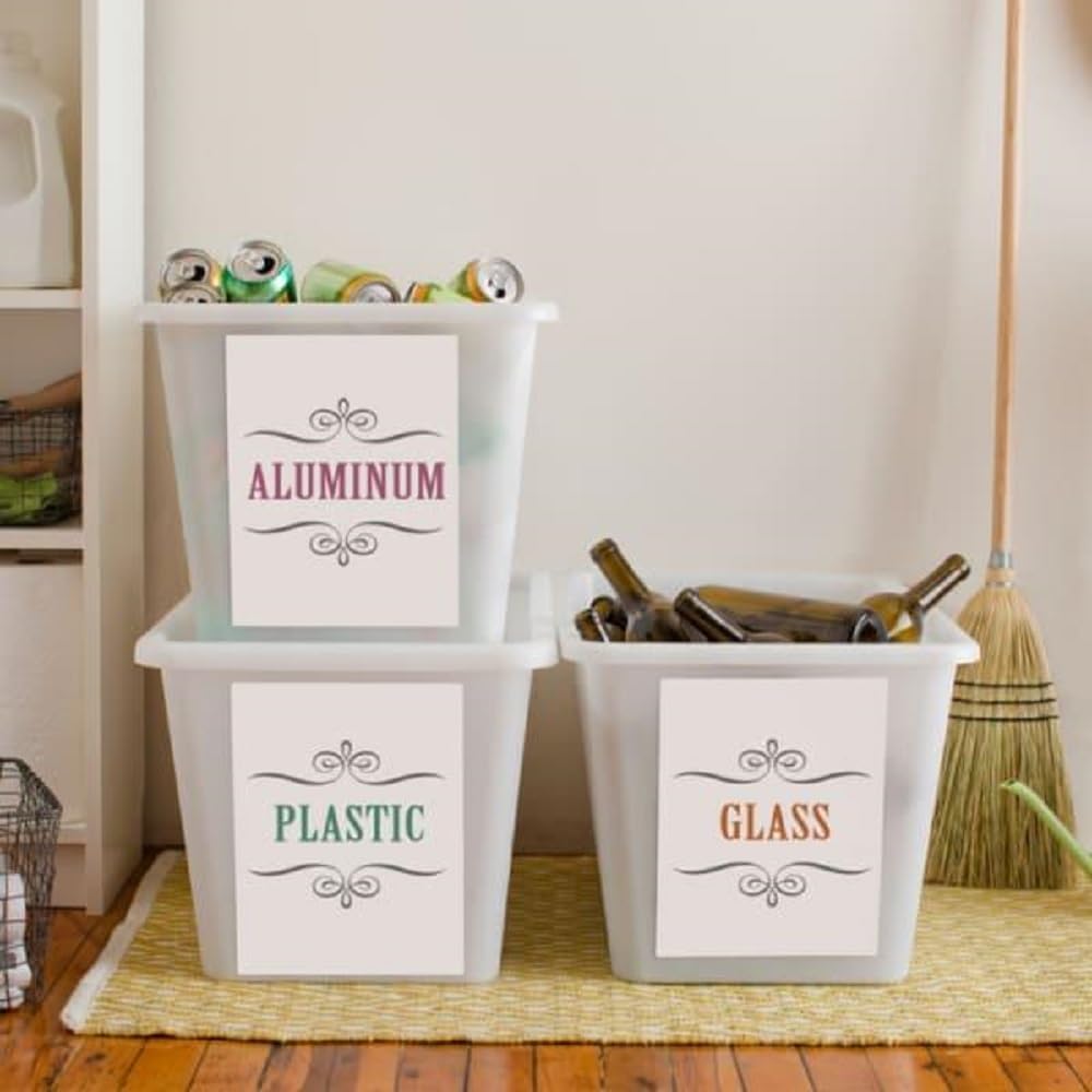 Avery 707964 - Etiketten Polyester 20 Blatt, Weiss