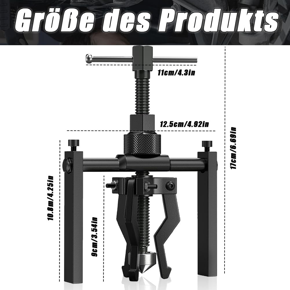 Tyafzzn Lagerabzieher, Innenlager Abzieher, Abzieher Werkzeug, Abzieher 3 Arm Werkzeug Klein, Lagera