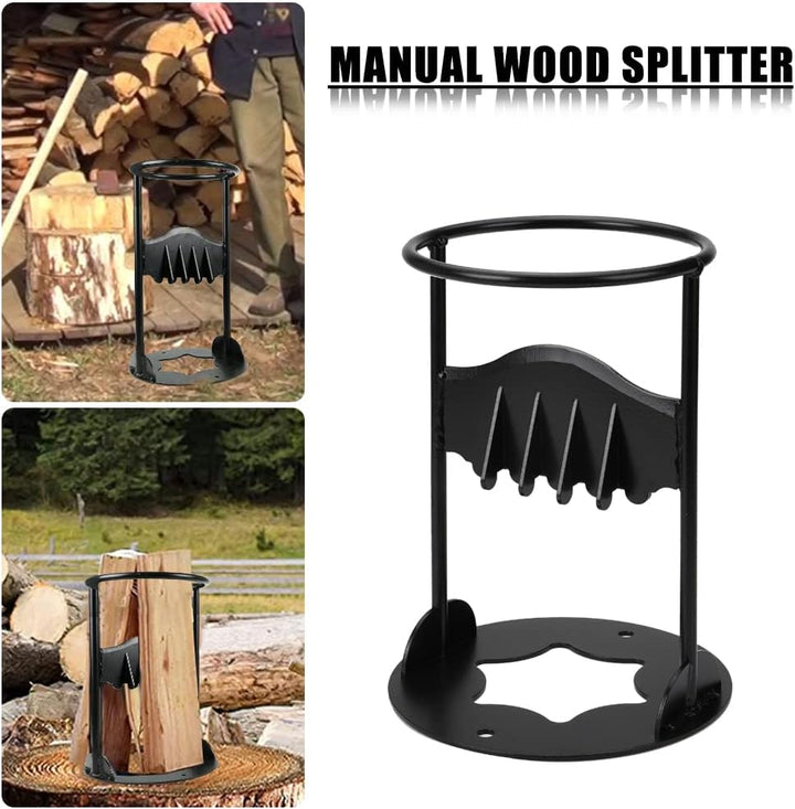 Holzspalter Manueller, Ø19cm Brennholzspalter Holzspalter Brennholz Manuelles Spaltwerkzeug für Holz