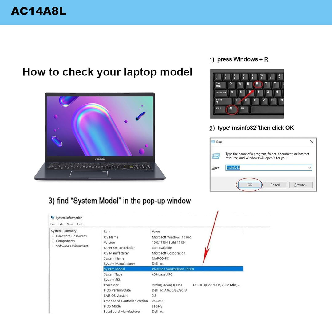 BLESYS AC14A8L KT.0030G.001 Laptop Akku für Acer Aspire Nitro V15 VN7-791G VN7-571 VN7-571G VN7-572