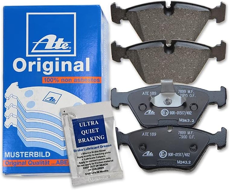 ATE Bremsenset Hinterachse inkl. Bremsscheiben Hinten Ø 245 mm Voll und Bremsbeläge Hinten, Passend