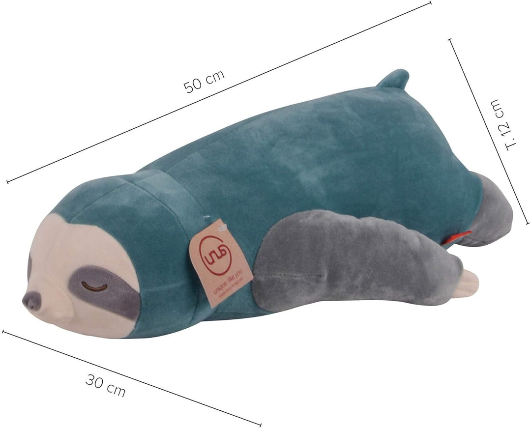 UNUS Seitenschläferkissen Stillkissen Lagerungskissen Faultier Kissen für Kinder Dekoration extrem w