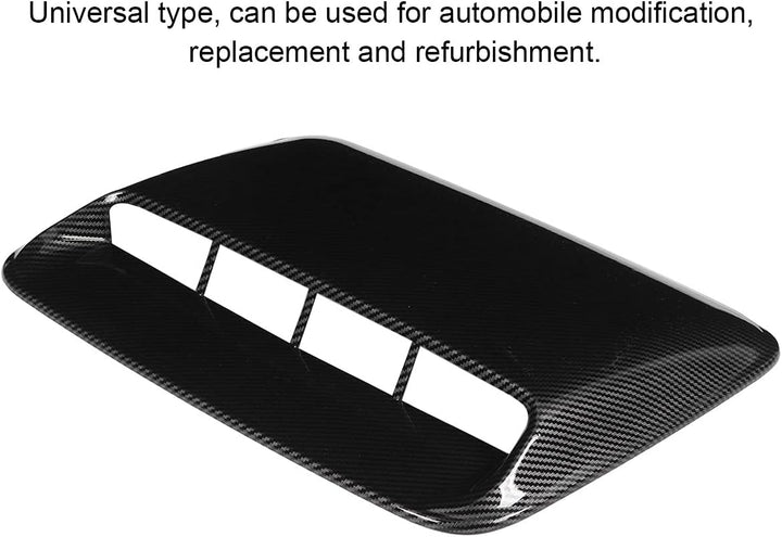 Universal Auto Hood Scoop Dekorativer Luftstrom Einlass Motorhaube Turbo Air Vent Trim Cover für den