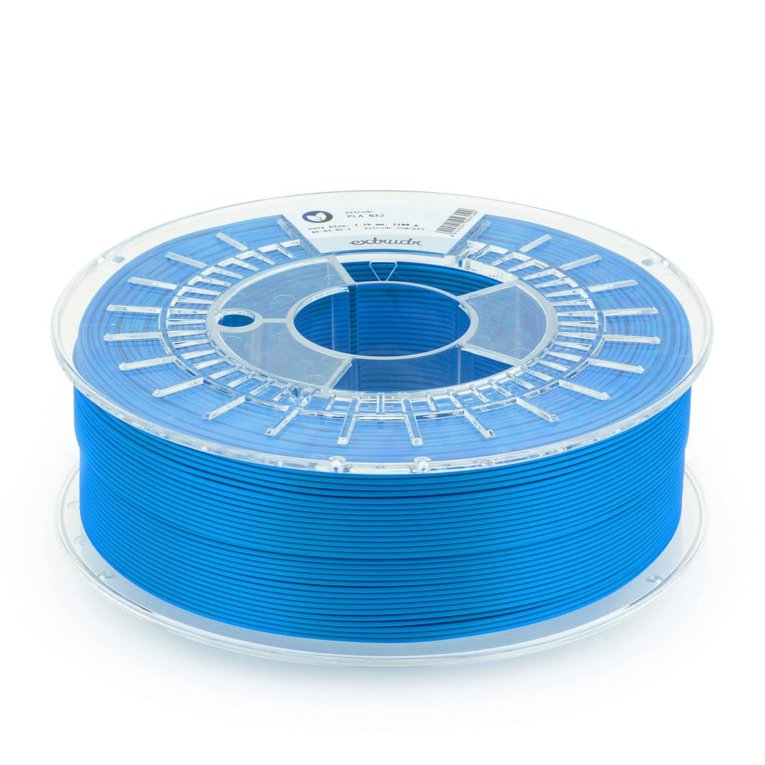 extrudr® PLA NX2 MATT ø1.75mm (1kg) 'LIGHT BLUE / HELL BLAU / CYAN' - 3D Drucker Filament - Made in