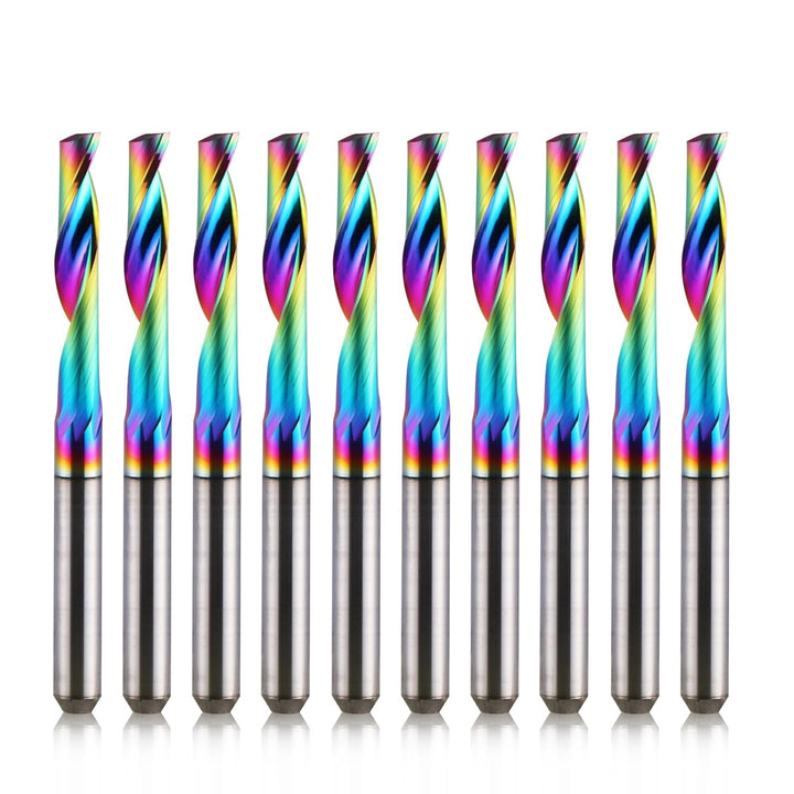 EU_HOZLY CNC-Fräser mit einer Nut, 1/8-Zoll-Schaft, 1/8-Zoll-Schnittdurchmesser, 17 mm (0,67 Zoll),