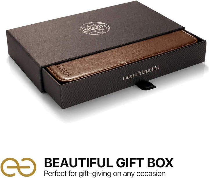 Dreem Fibonacci 2in1 Handyhülle Flipcase für iPhone 11 Pro | Magnetisches iPhone Case | TPU Etui Led