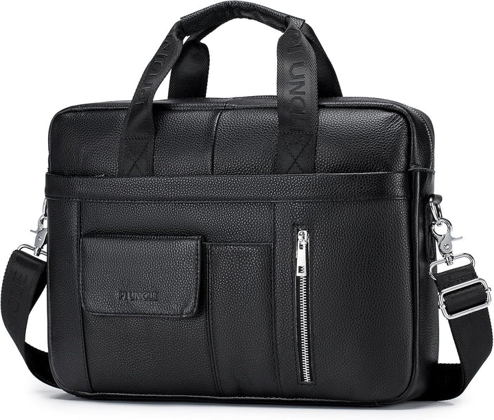BAGZY Laptoptasche 15.6 Zoll Aktentasche Herren Umhängetasche Geschenk für Männer Handtasche für Mä