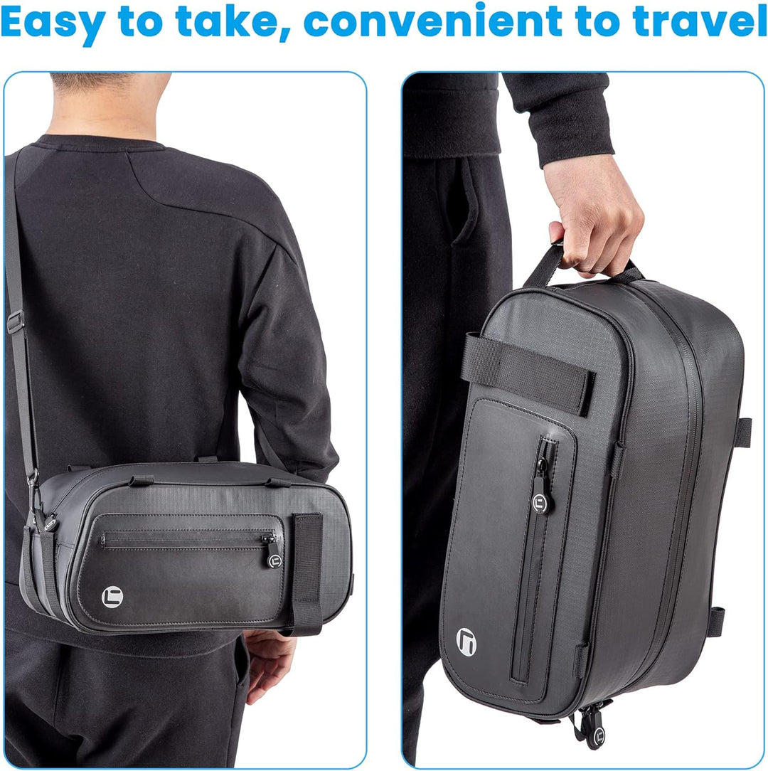 HOMPER Fahrrad Gepäckträgertasche 26 L wasserdichte Fahrradtasche für Gepäckträger, Multifunktionale