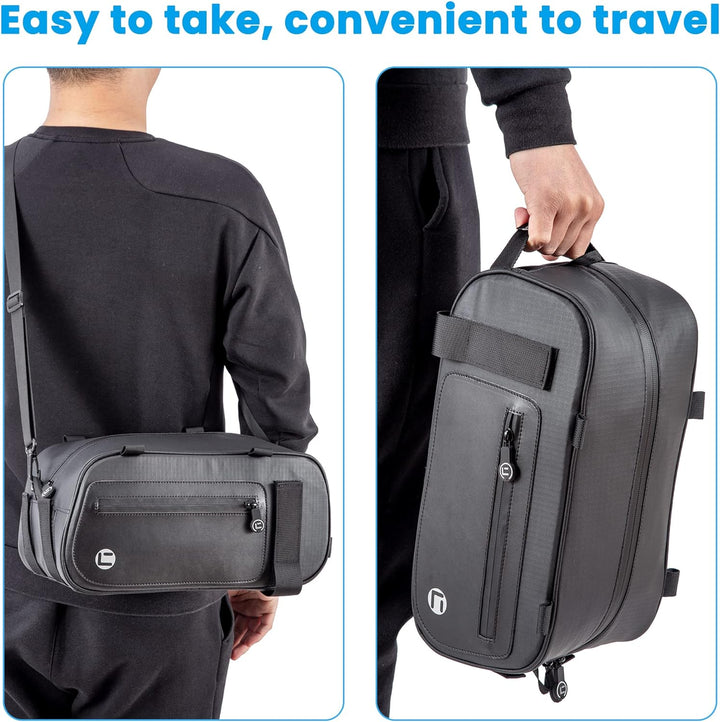 HOMPER Fahrrad Gepäckträgertasche 26 L wasserdichte Fahrradtasche für Gepäckträger, Multifunktionale