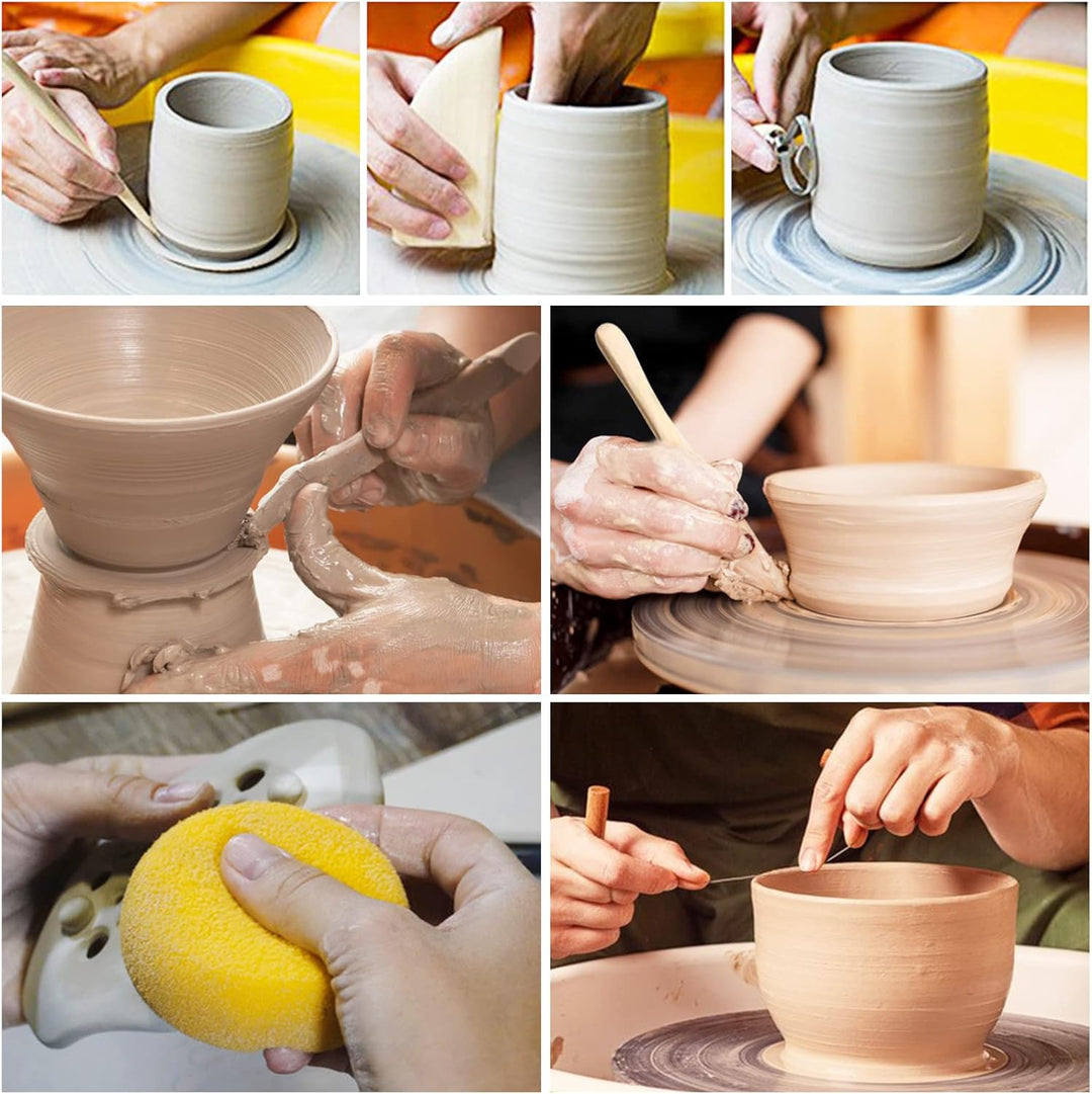 TWBEST Modellierwerkzeug Set,56 Stück Modellier-Werkzeug Sculpting Werkzeug,Polymer Clay Werkzeuge P