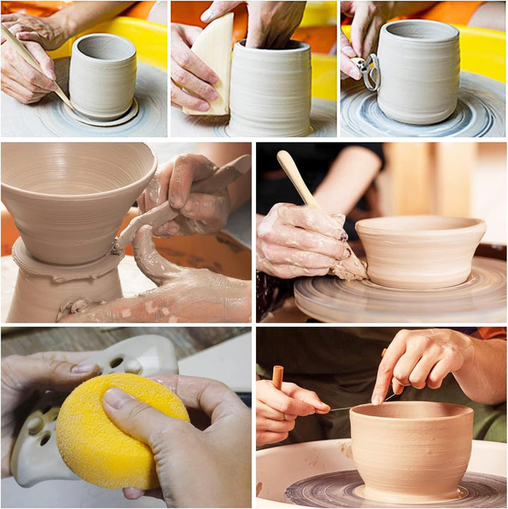 TWBEST Modellierwerkzeug Set,56 Stück Modellier-Werkzeug Sculpting Werkzeug,Polymer Clay Werkzeuge P