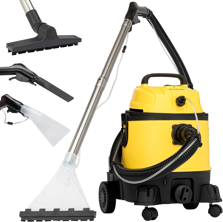 Bomann® Nass Trockensauger inkl. Gebläs- u. Shampoo-Funktion, Staubsauger mit 2-Fach Filtersystem, W