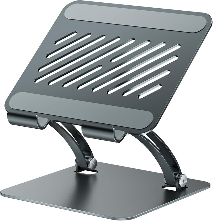 tounee Verstellbarer Tablet Ständer aus Aluminium, Doppelstangen-Design, für Tablets 4–17.3", iPad 1