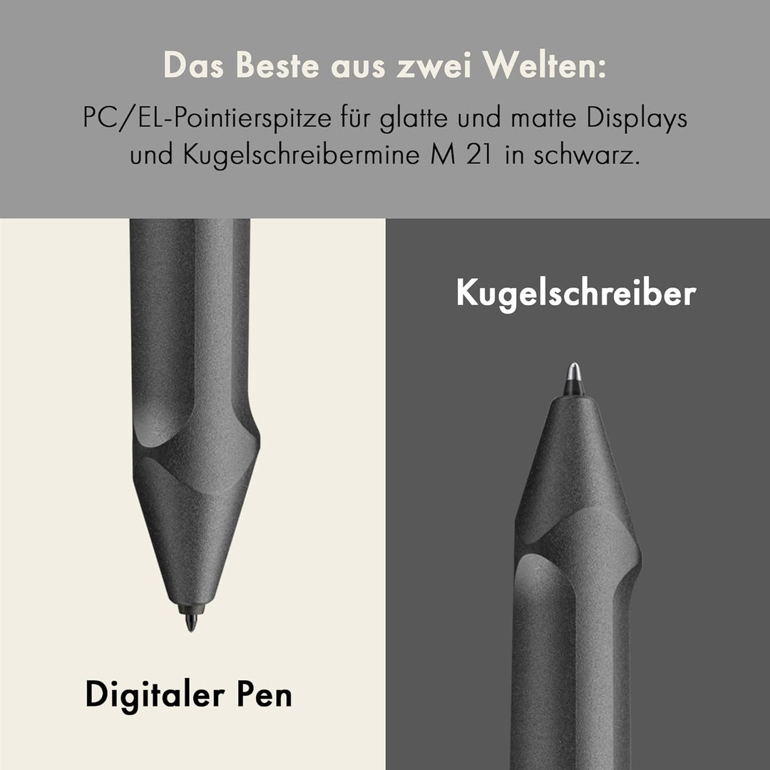 LAMY safari twin pen all black EMR Stylus 2-in-1 Kugelschreiber in der Farbe Schwarz für den flexibl