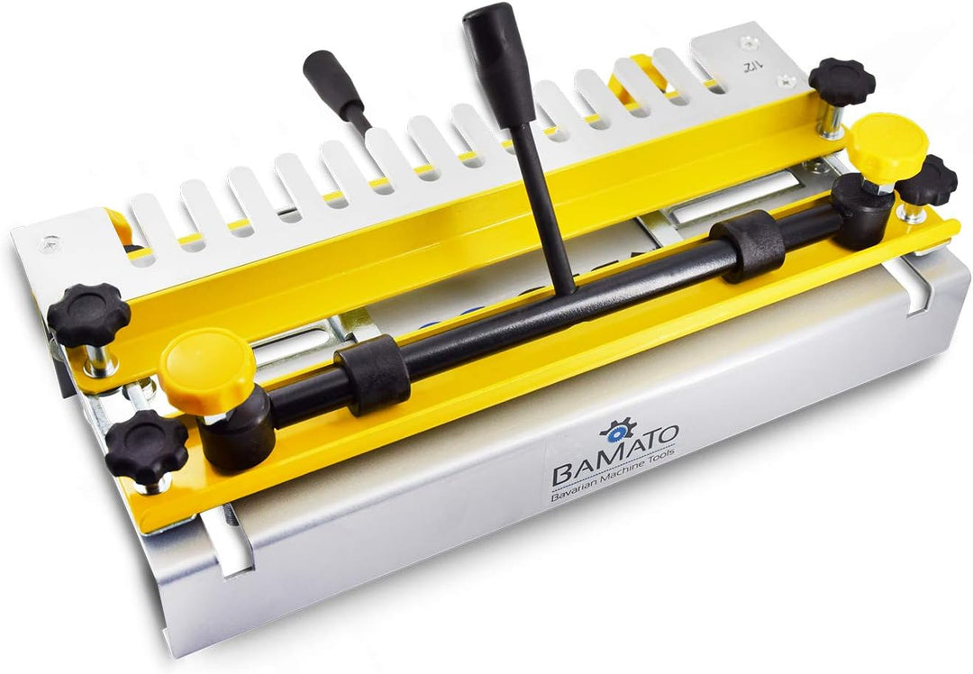 BAMATO Zinkenfrässchablone 300mm / BFS-300 inkl. 1x Fräser und ½“ Schablone