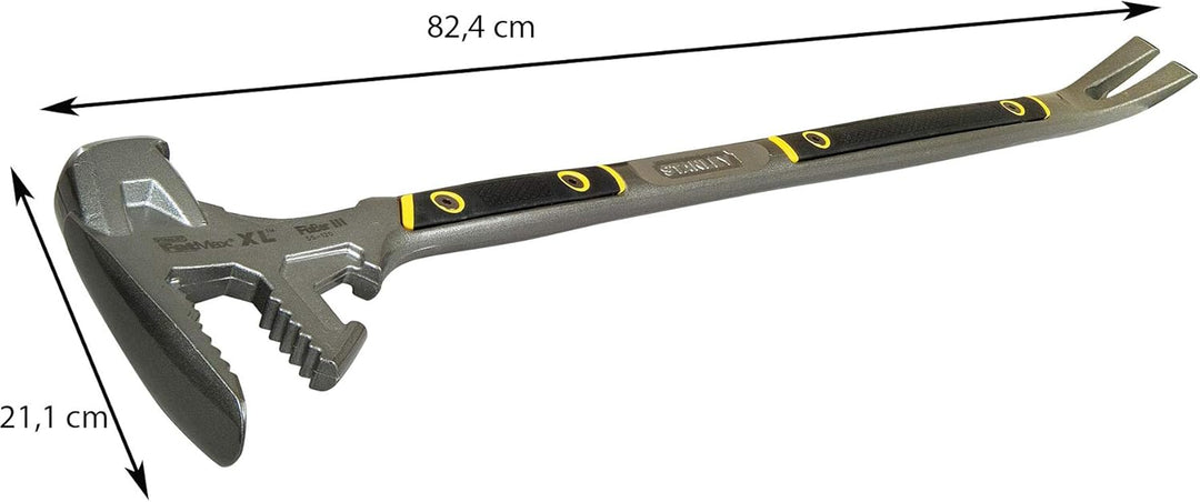STANLEY FatMax Abbruchwerkzeug Brecheisen Stemmeisen Fubar III (5-in-1 Abbruchwerkzeug, Vorschlagham