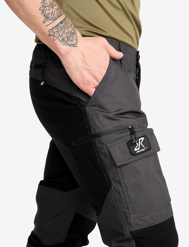 RevolutionRace Herren Nordwand Pants, Hose zum Wandern und für viele Outdoor-Aktivitäten S Anthracit
