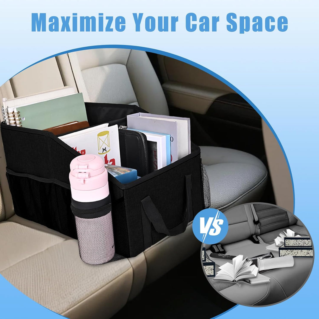 Auto Organizer für Vorne und Rücksitz, Beifahrersitz, Auto Organizer Kinder mit Mehrere Taschen Getr