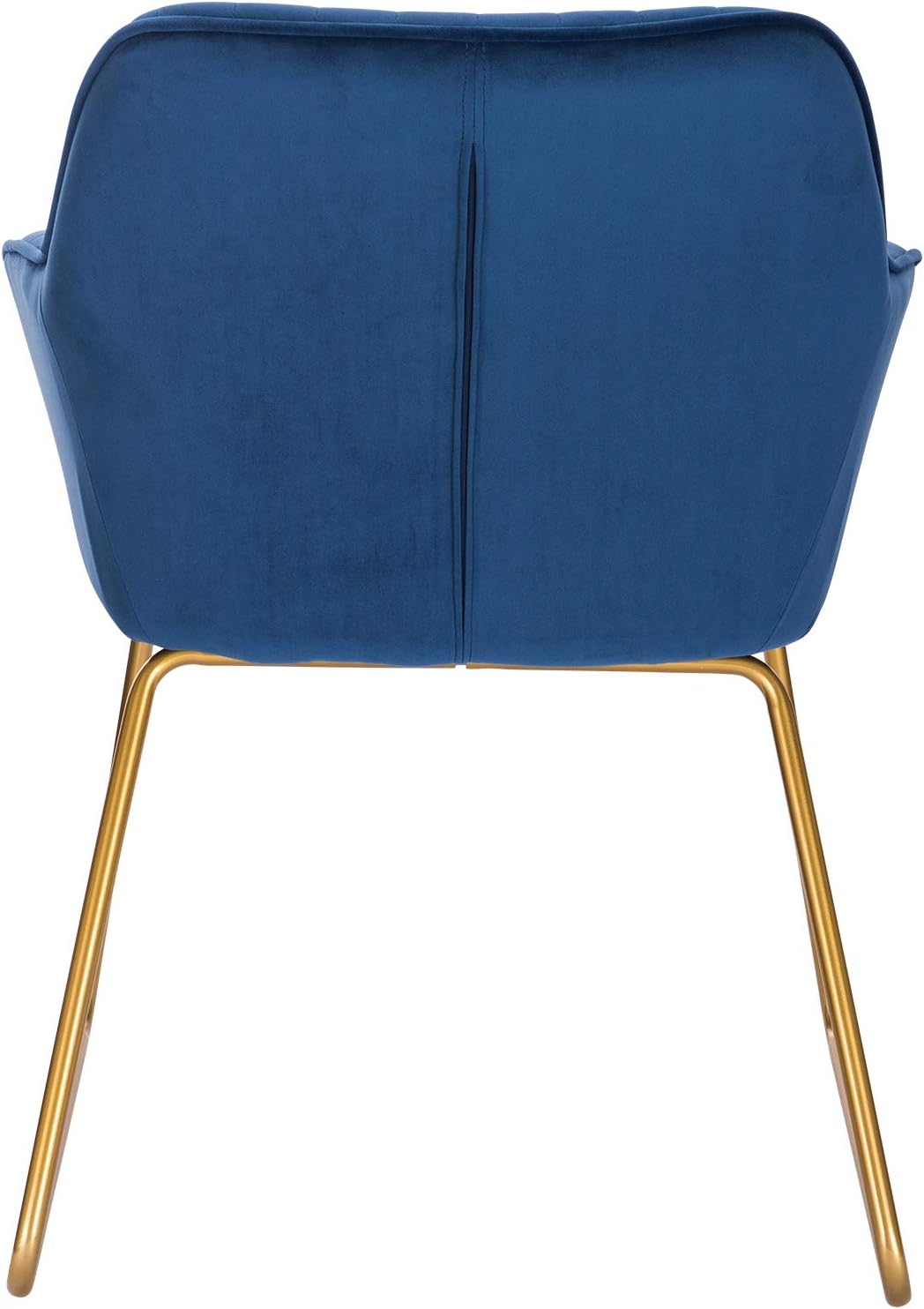 WOLTU Esszimmerstühle BH246bl-1 1x Küchenstuhl Polsterstuhl Wohnzimmerstuhl Sessel mit Armlehne, Sit