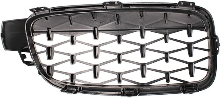 HZTWFC Schwarz Silber Auto Frontgrill Stossstangengrill Diamant Nieren Racing Grills Für BMW 3er F30